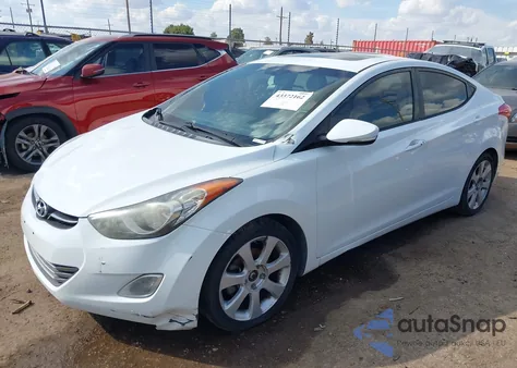 2013 Hyundai Elantra Limited from USA, damaged, VIN 5NPDH4AE5DH225759